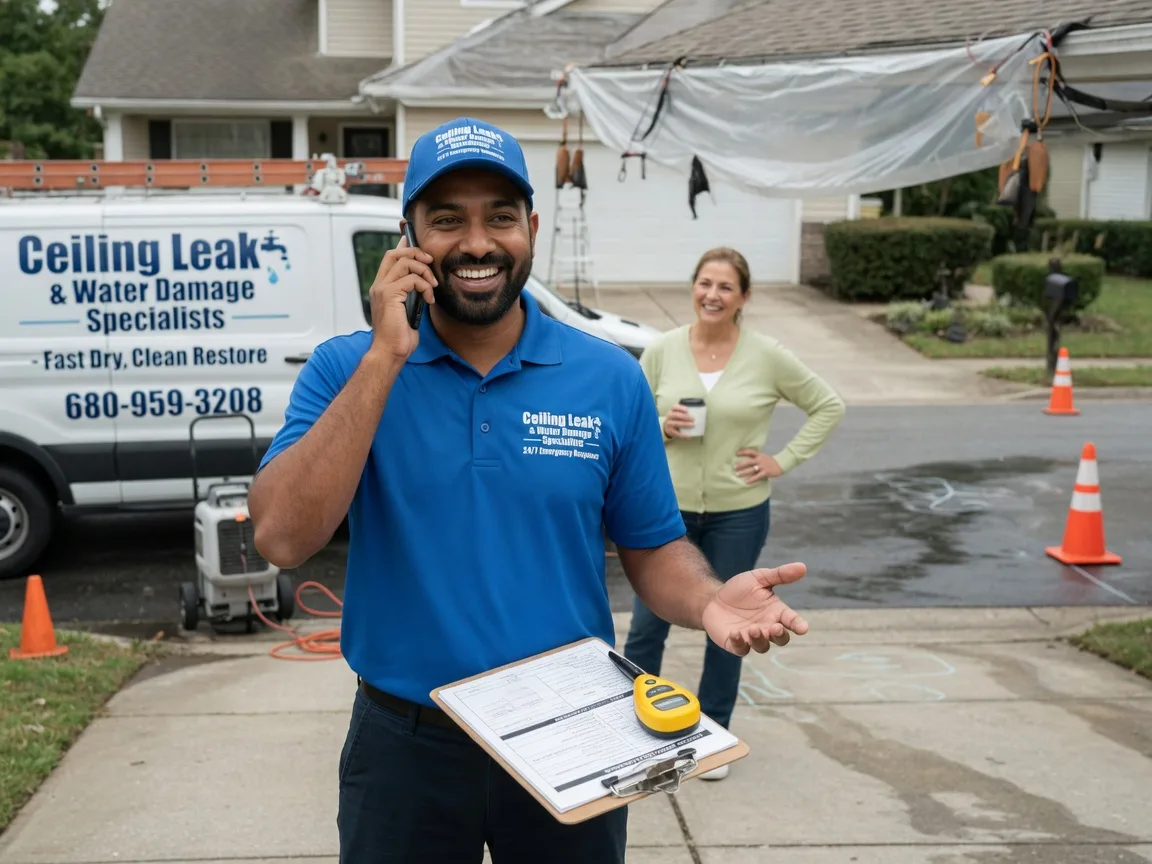 Ceiling Leak Cleanup Bayside, TX FAQs